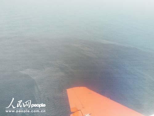 香港飞行服务队在沉船现场拍摄的照片。图片由香港飞行服务队提供
