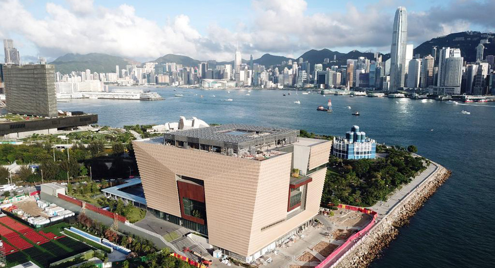 航拍回归以来香港的大型建筑