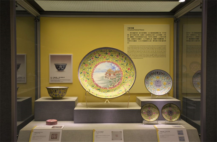 展览现场的部分展品。香港中文大学文物馆供图