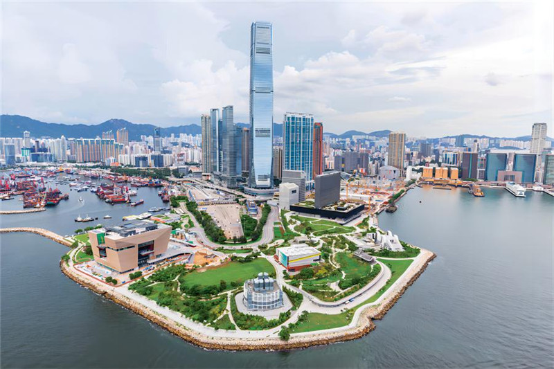 香港西九文化区是香港最新、涵盖范围最大的艺术文化据点。（香港西九文化区管理局供图）