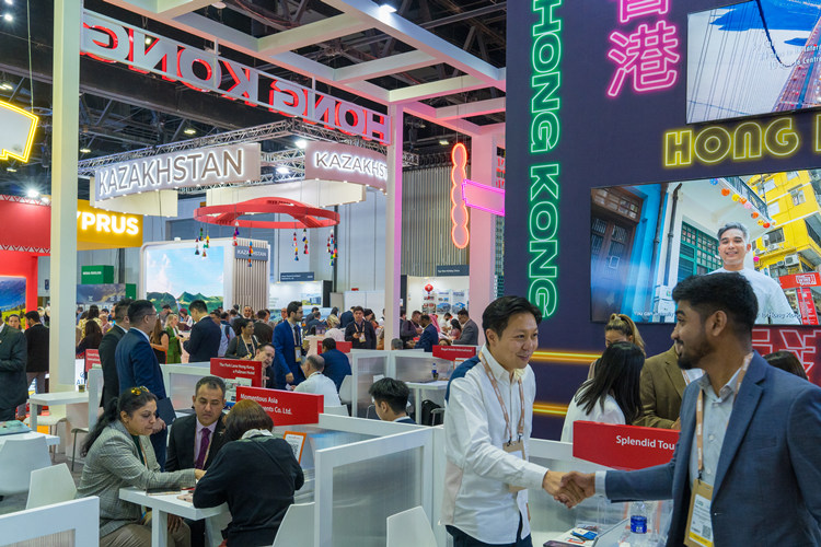  The Hong Kong tourism industry participates in international exhibitions in the Middle East to promote Hong Kong tourism. Picture provided by Hong Kong Tourism Development Board
