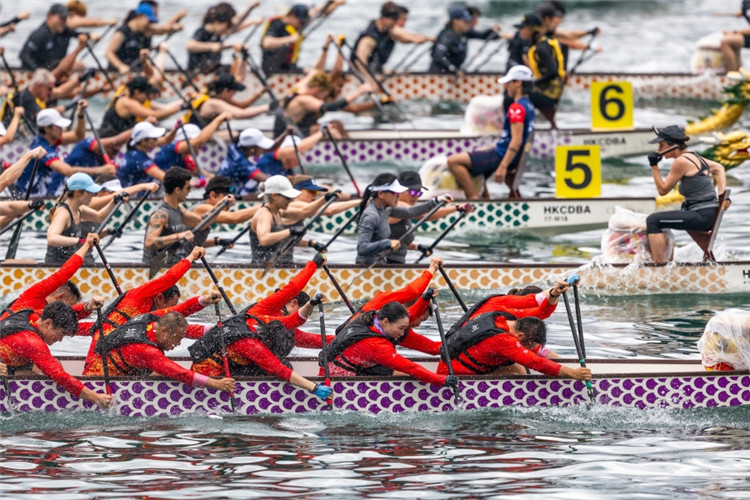 2024年“香港国际龙舟邀请赛”现场。主办方供图