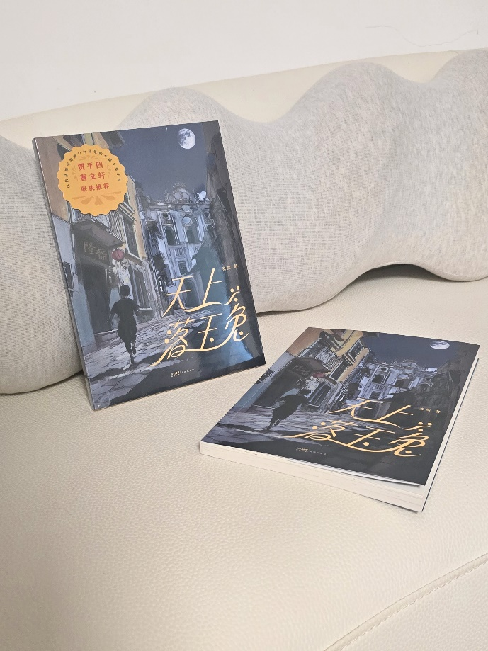 图为小说《天上落玉兔》。受访者供图