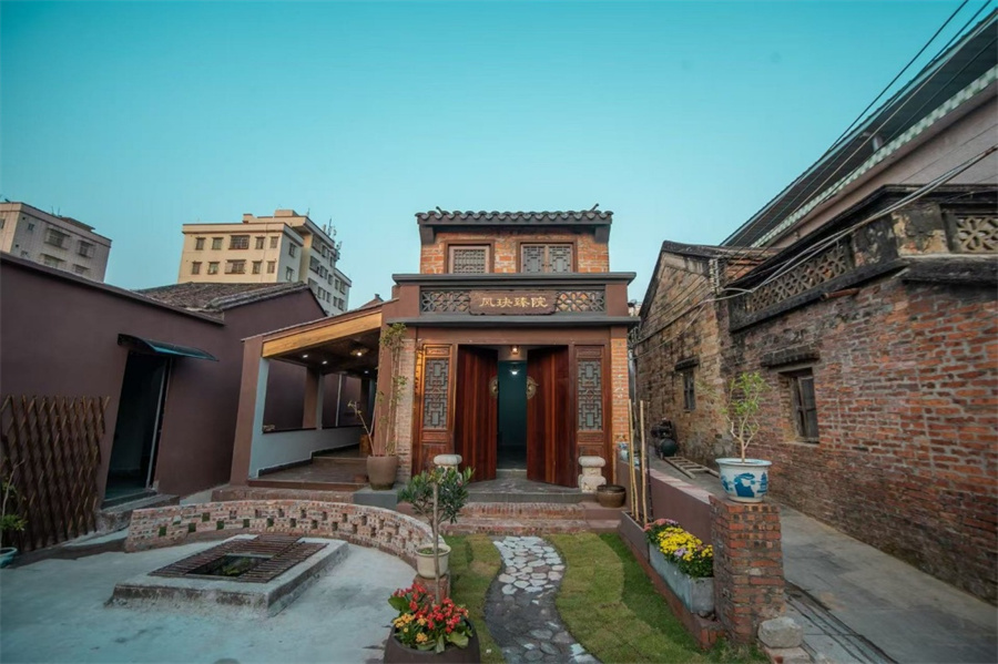 位于中国深圳市光明区迳口古村内的一处艺术院落——凤玦臻院。深圳市光明区委宣传部供图