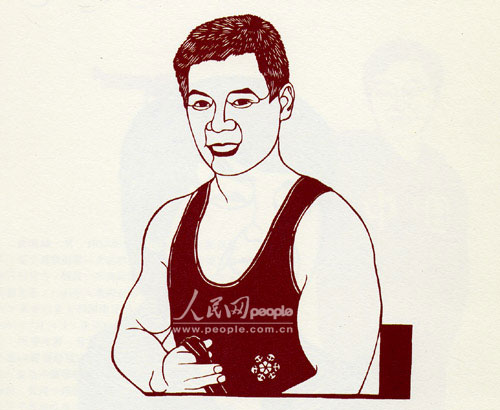 卢雪艺术剪纸:第23届奥运会中国金牌选手 (4)